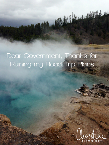 Closing the National Parks for the Government Shutdown